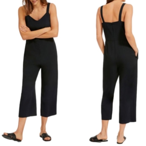 Everlane Pants - EVERLANE Japanese Go Weave Slip Jumpsuit Size 6